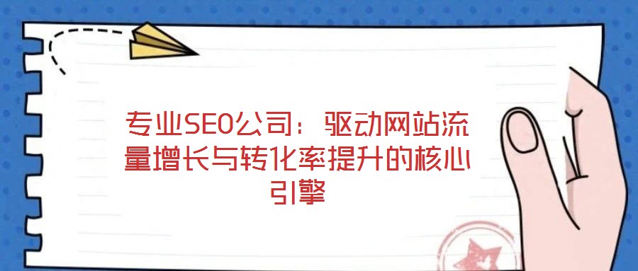 專業(yè)SEO公司:驅動網站流量增長與轉化率提升的核心引擎