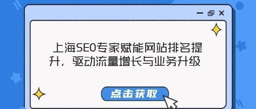 上海SEO專家賦能網站排名提升,驅動流量增長與業務升級